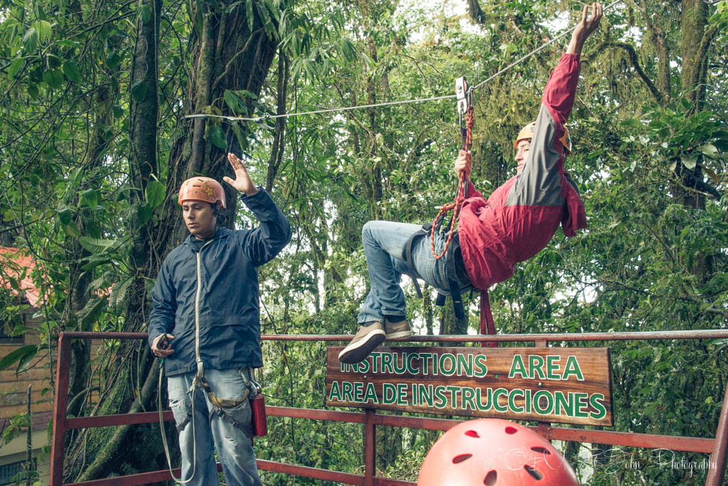 Costa Rica Travel Budget: Zip lining in Costa Rica