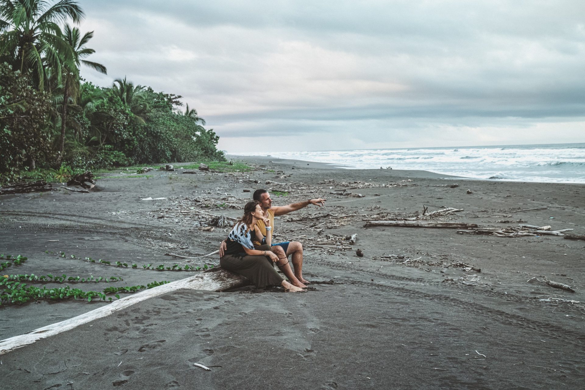 Oksana and Max at Tortuguero National Park.