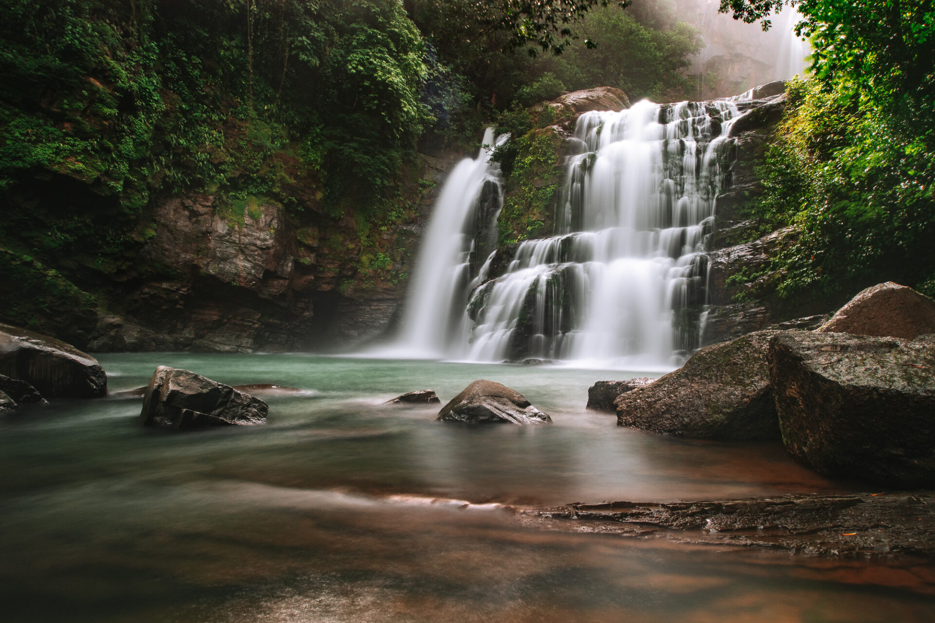 Costa Rica Dominical Nuayaca Waterfalls 9125