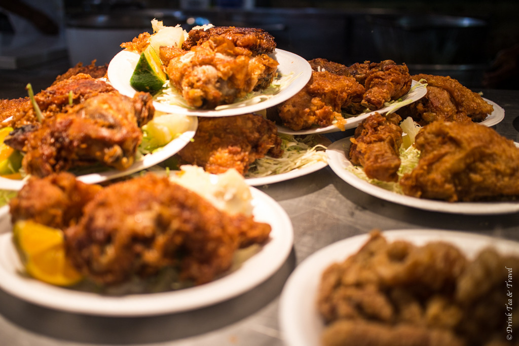 Fried chicken at the Paraiso Fiesta, Guanacaste, Costa Rica