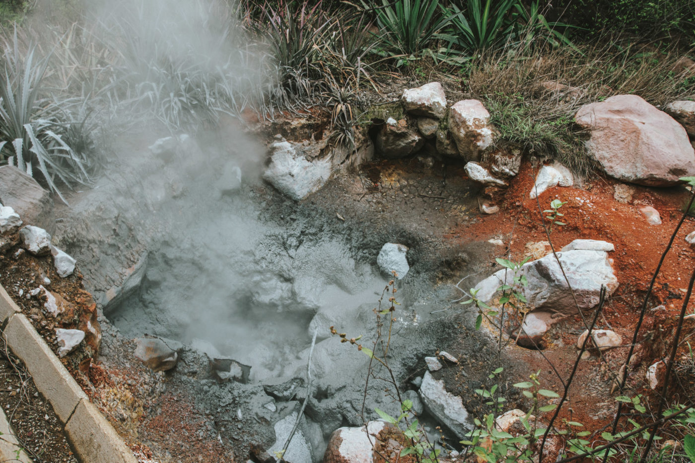 Boiling mud pots at Rincon de la Vieja National Park