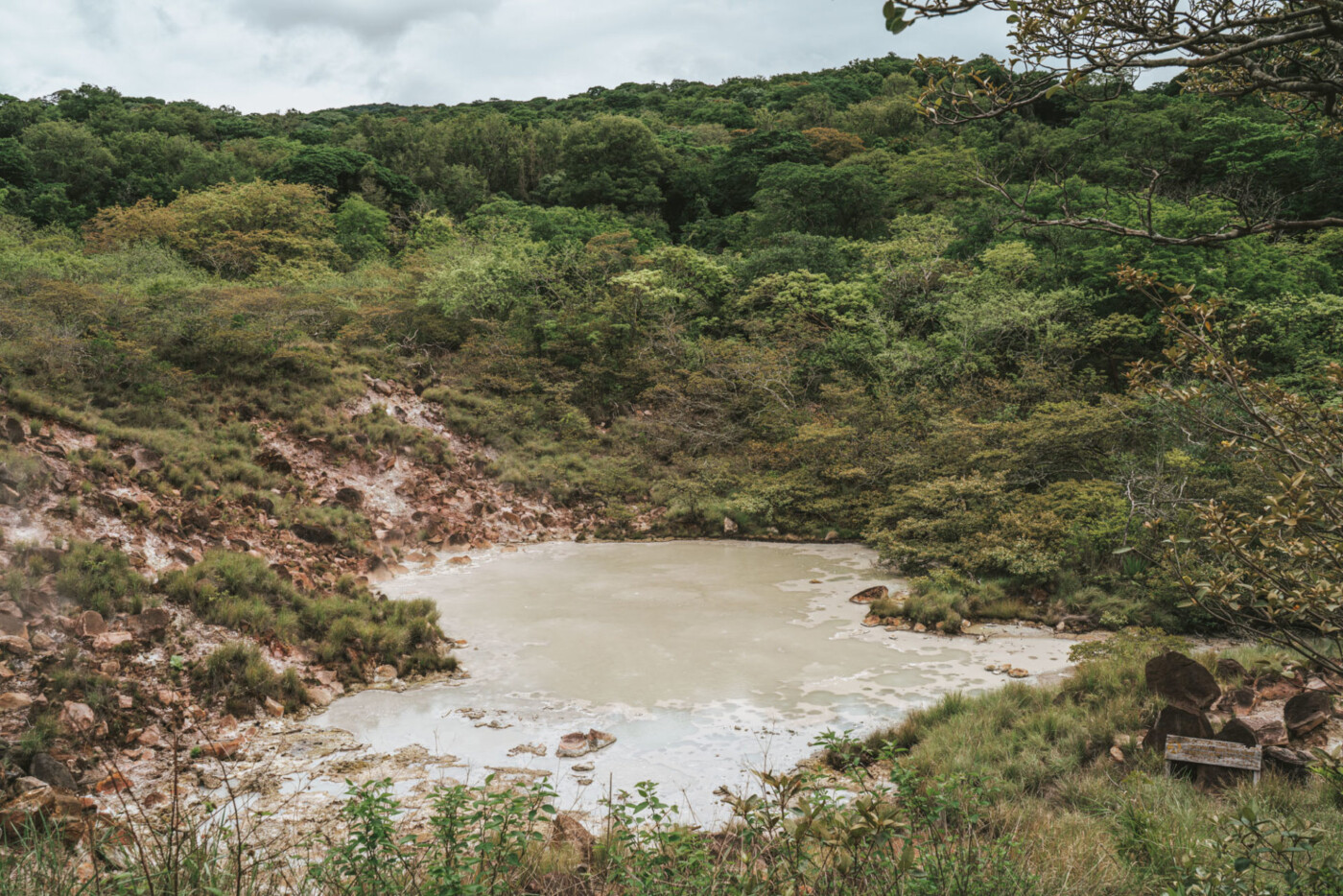 Boiling mud pots at Rincon de la Vieja National Park