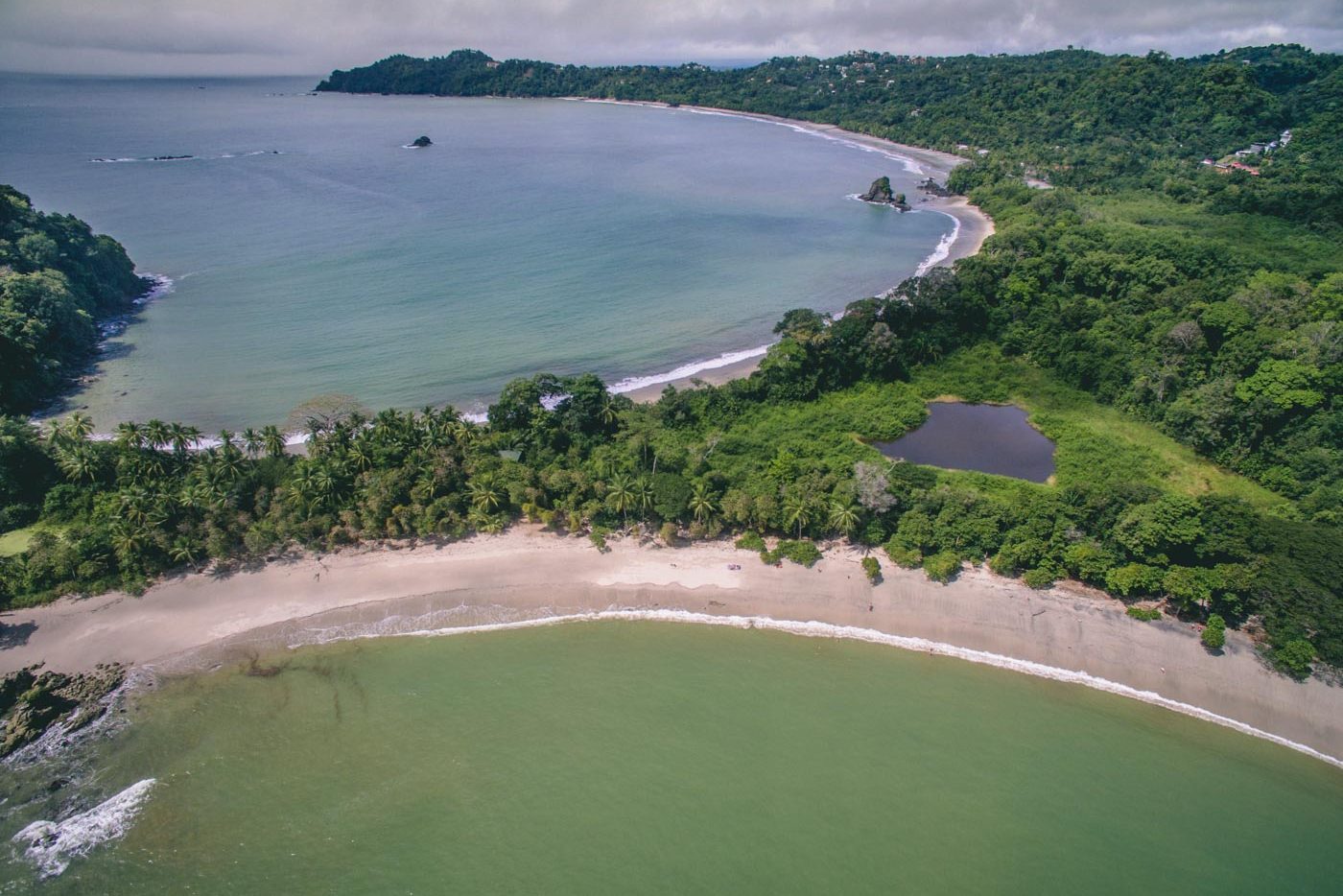 Manuel Antonio National Park from the air