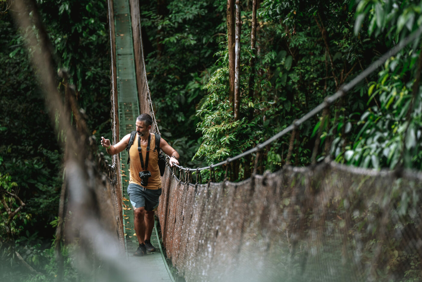 Costa Rica Manuel Antonio Rainmaker Park bridge Max photo 08184