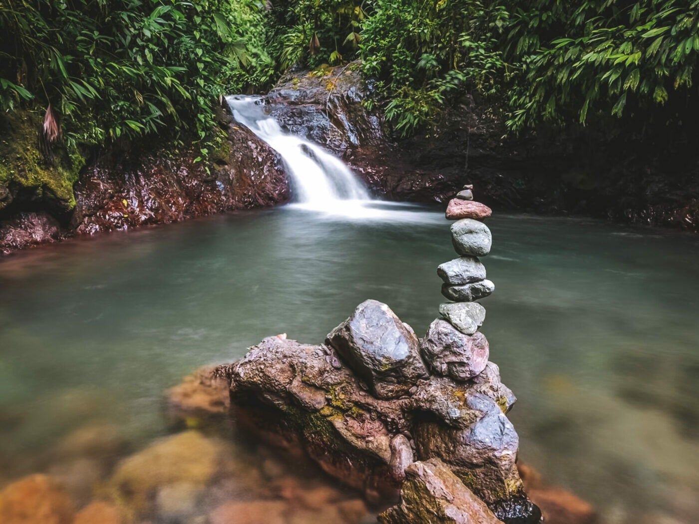 Costa Rica Manuel Antonio Rainmaker Park waterfall 1409