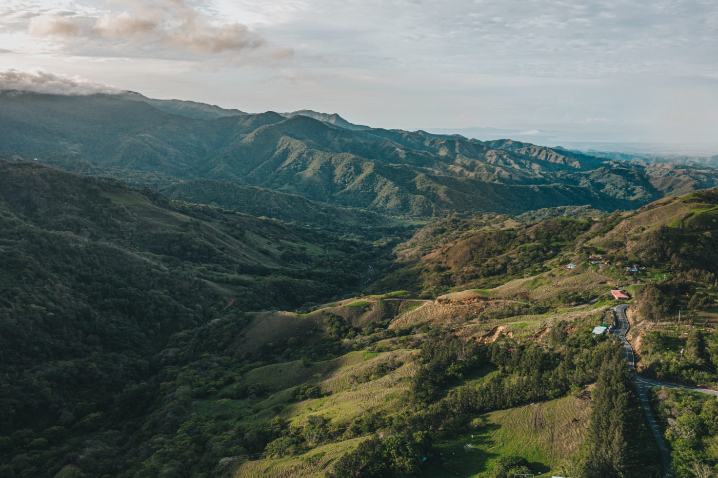 Breathtaking view of the Monteverde Rainforest in Costa Rica