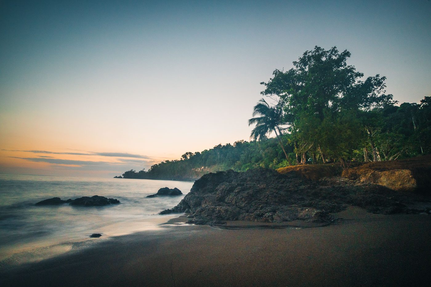 Sunrise at San Pedrillo, Corcovado National Park