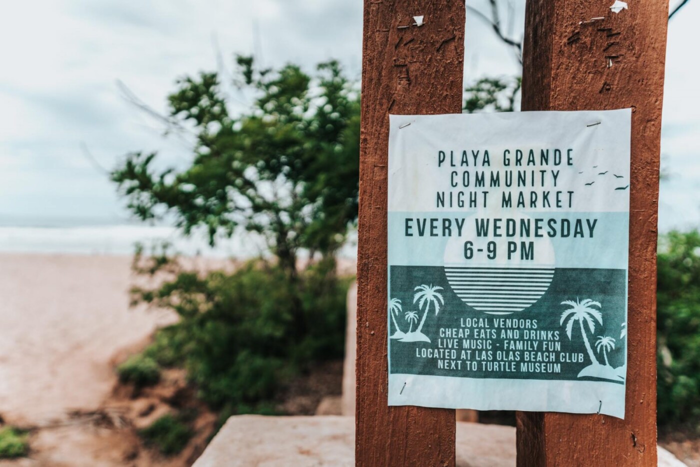 Wednesday Night Market at Playa Grande, Costa Rica