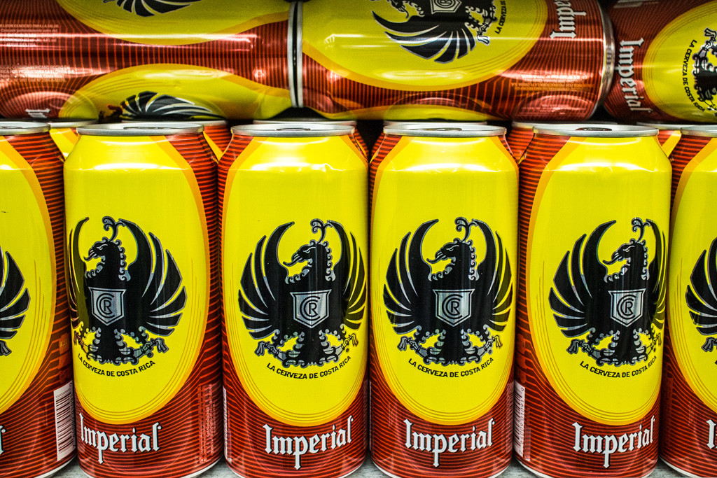 Costa Rican Supermarket: Imperial - local Costa Rican beer