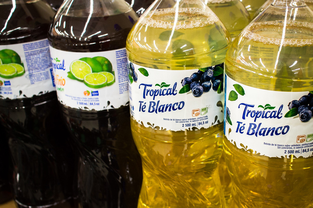 Costa Rican Supermarket: White Iced Tea