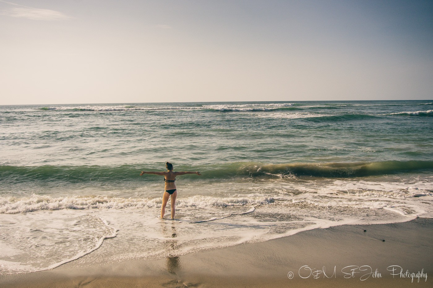 Oksana at Lagartillo Beach. Guanacaste. Costa Rica