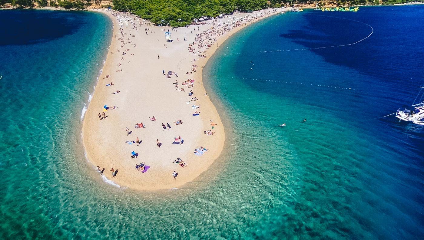 Zlatni Rat Beach, Brac, Croatia