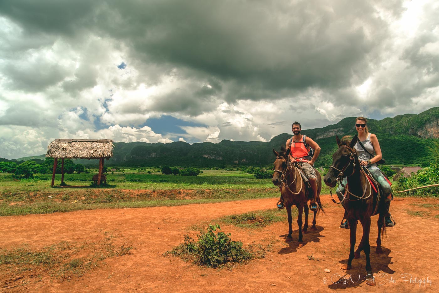 Horseback riding in Vinales