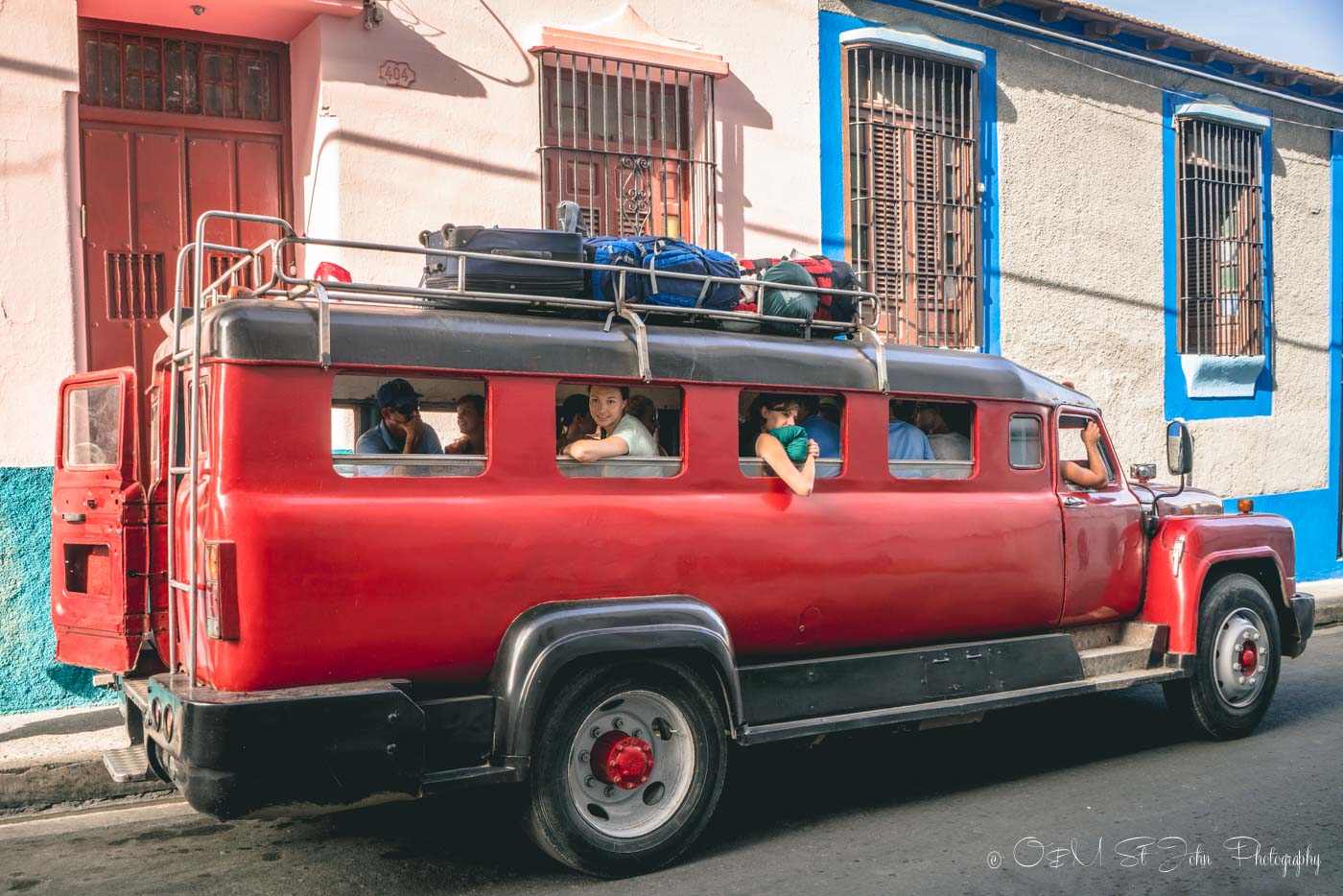 Colectivo taxi headed to Baracoa, Cuba