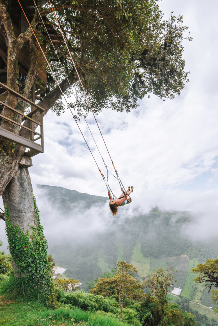 Ecuador Banos end of the world swing Oksana 05416