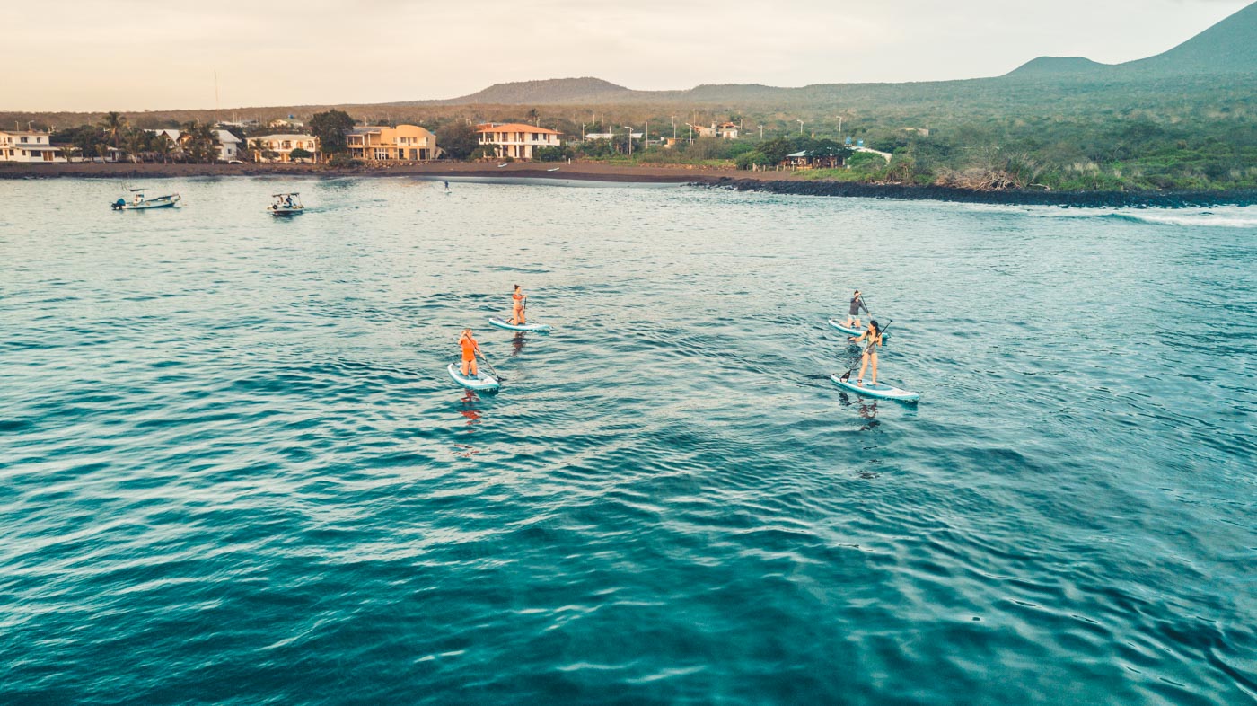 SUPing on Floreana Island, Galapagos