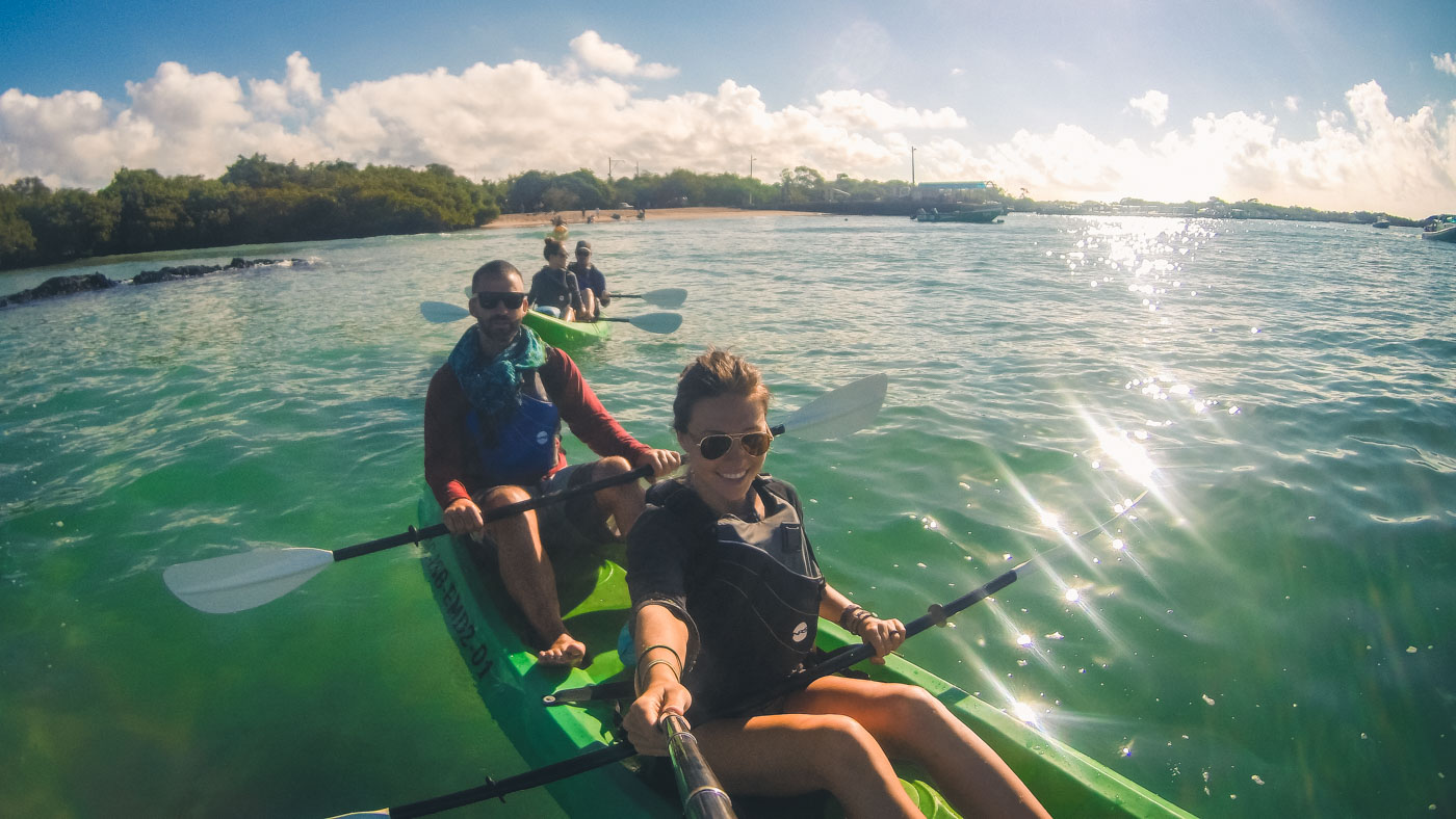 Ecuador Galapagos Santa Cruz kayaking