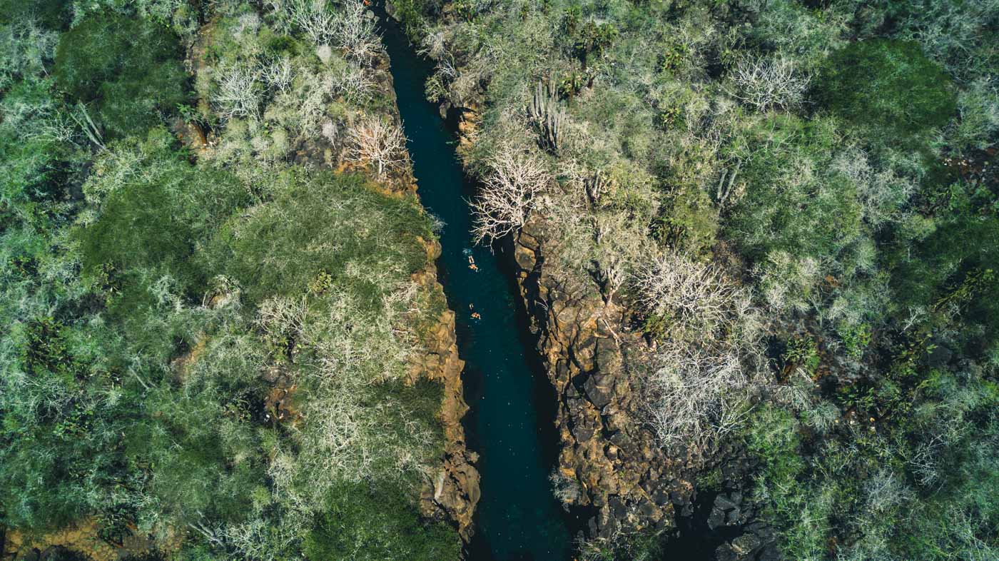 Las Grietas from above