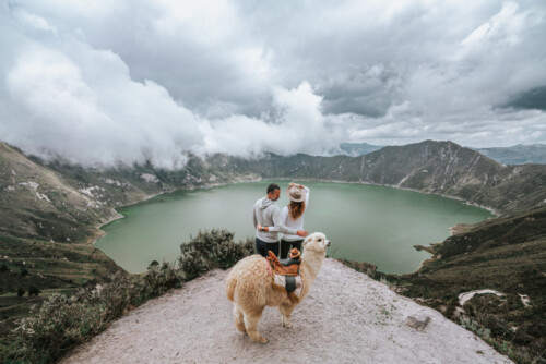 Ecuador Quilotoa Crater Lake O&M alpaca-07807