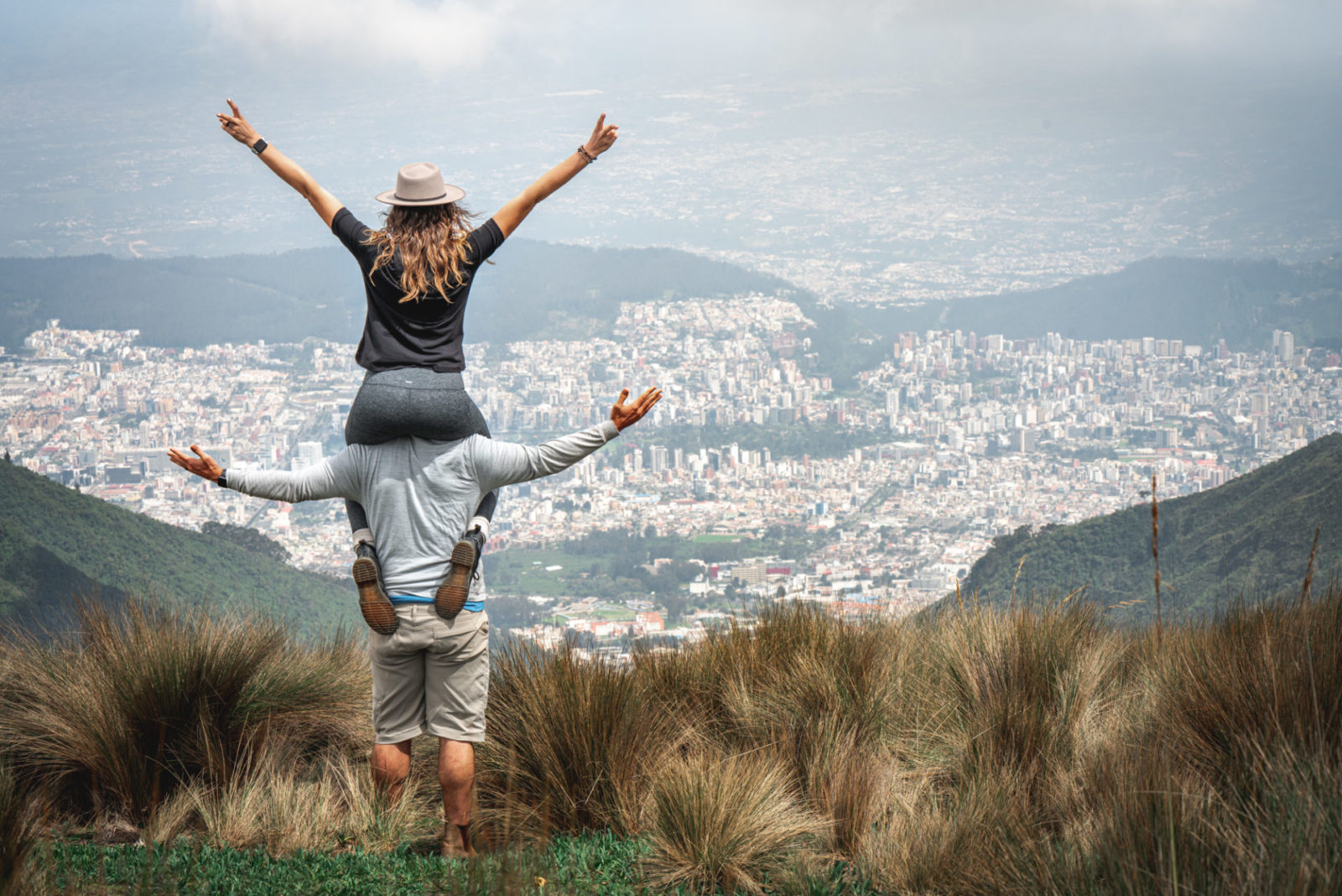 Oksana and Max in Ecuador