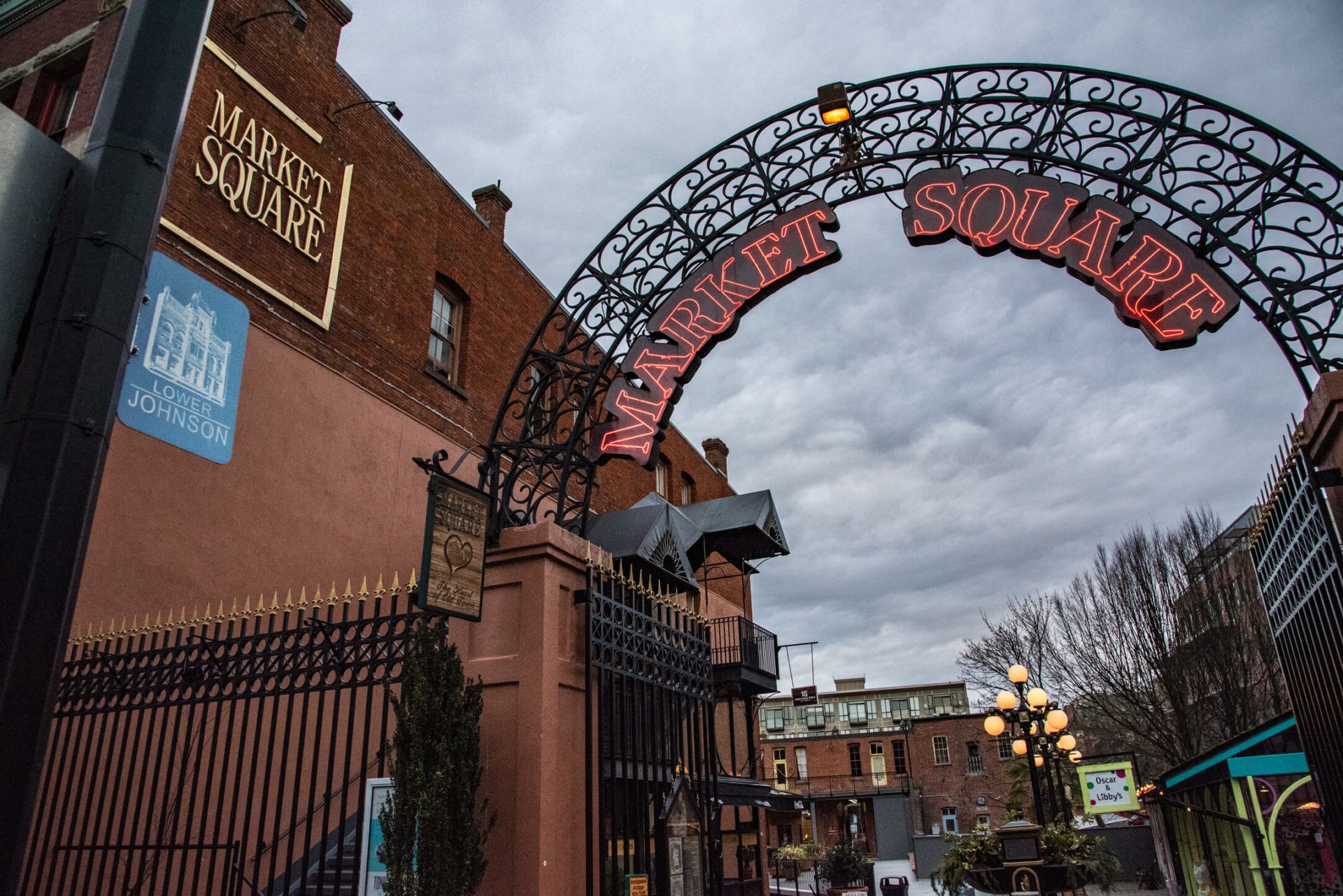 Entrance to Market Square Victoria BC