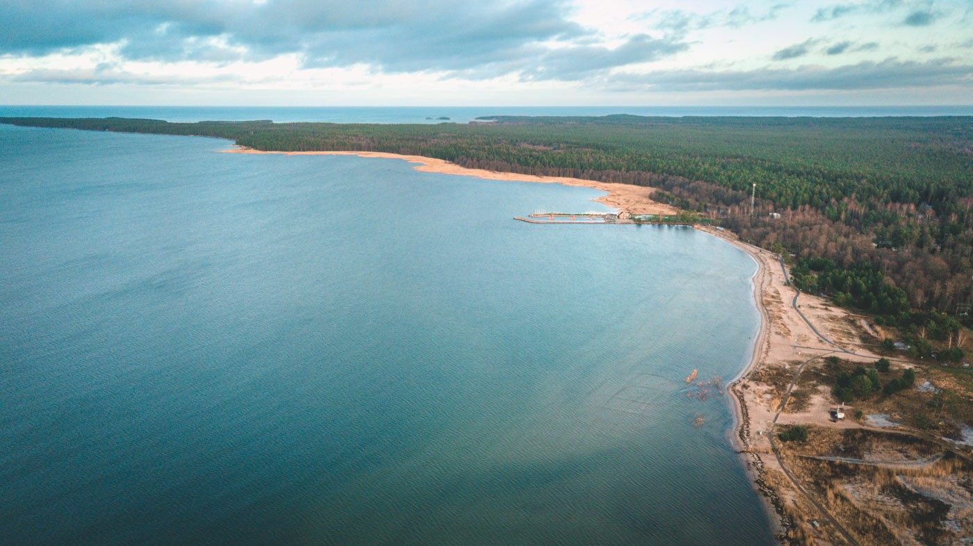 Baltic Sea at Vosu beach, near Lahemaa National Park