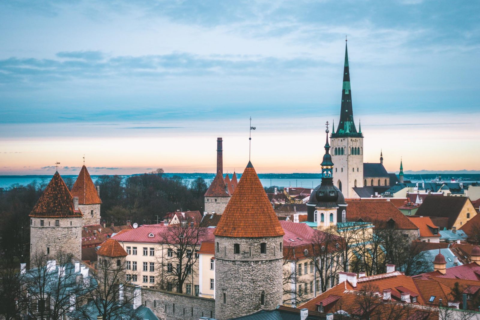 Things to do in Tallinn, St Olaf's Church rises above all other buildings in Old Town Tallinn