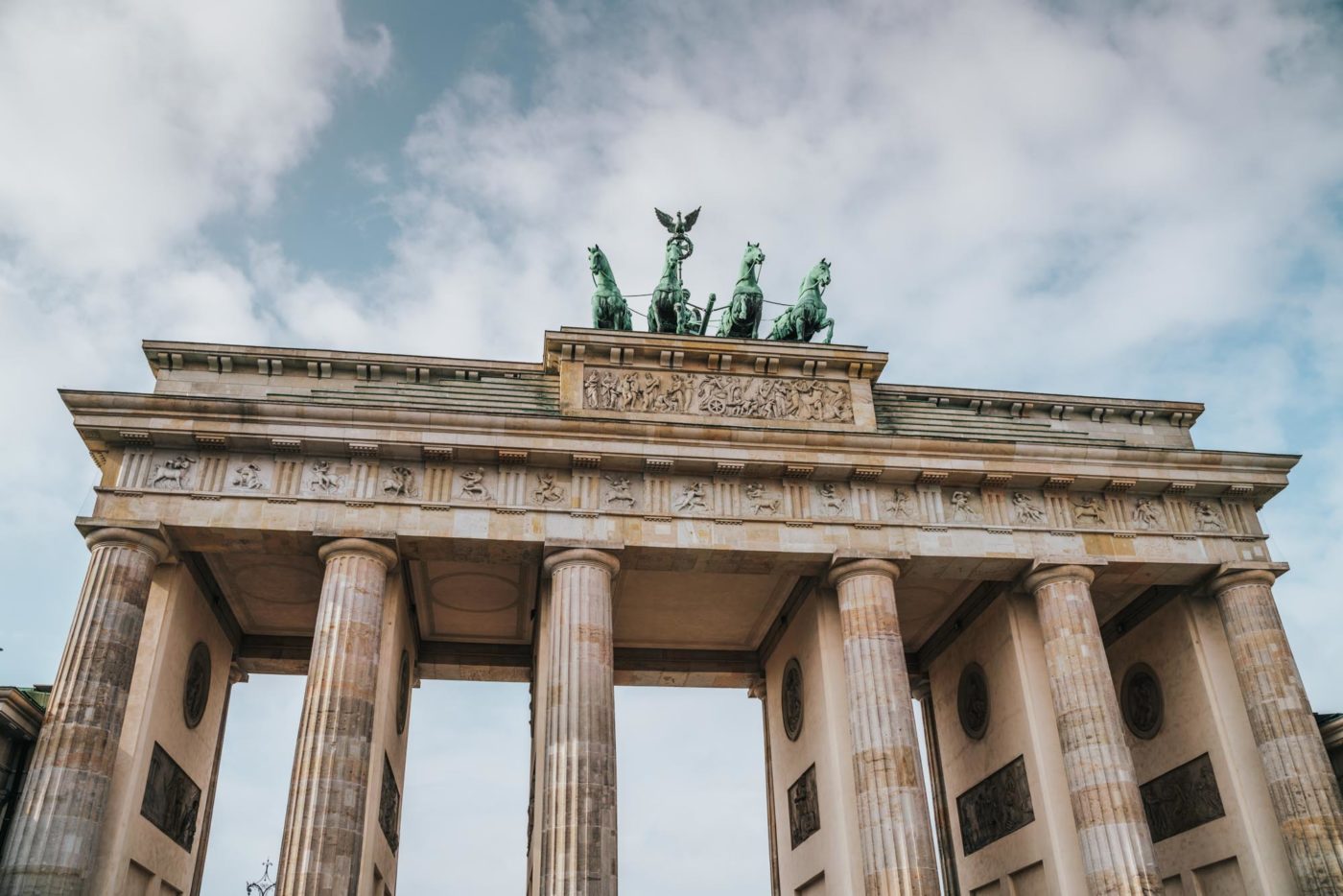 Europe Germany Berlin Brandenburg Gate 04282