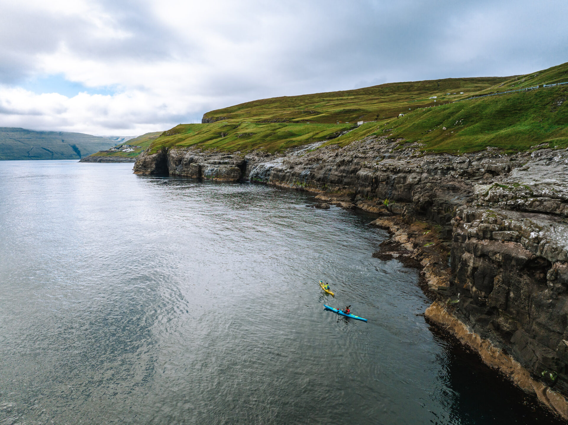 Kayaking at Leynar, things to do in Faroe Islands