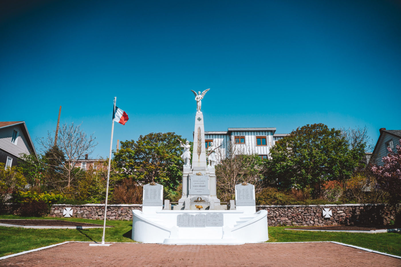 France SPM Saint Pierre town monument 02776