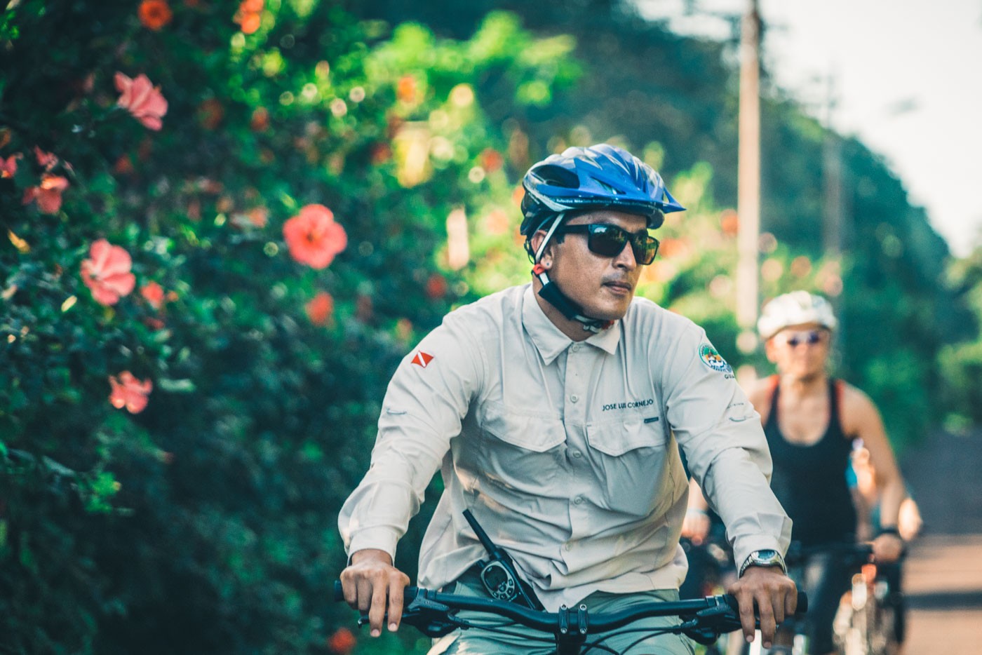 Pepo, guiding the crew through the roads of San Cristobal