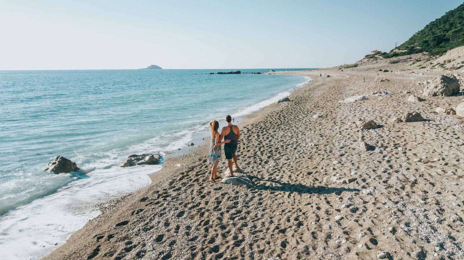 Gialos Beach is one of the best beaches in Lefkada 