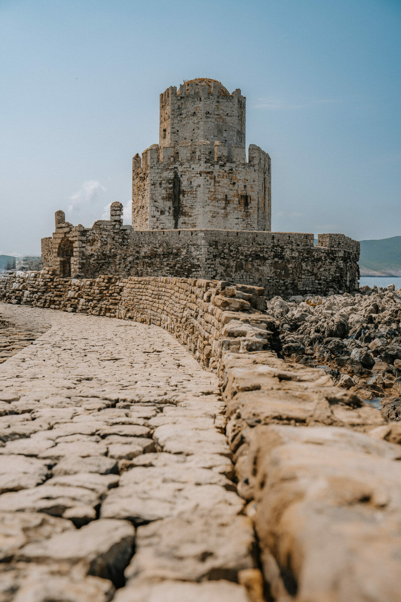 Greece Peloponnese Costa Navarino Methoni castle 02009