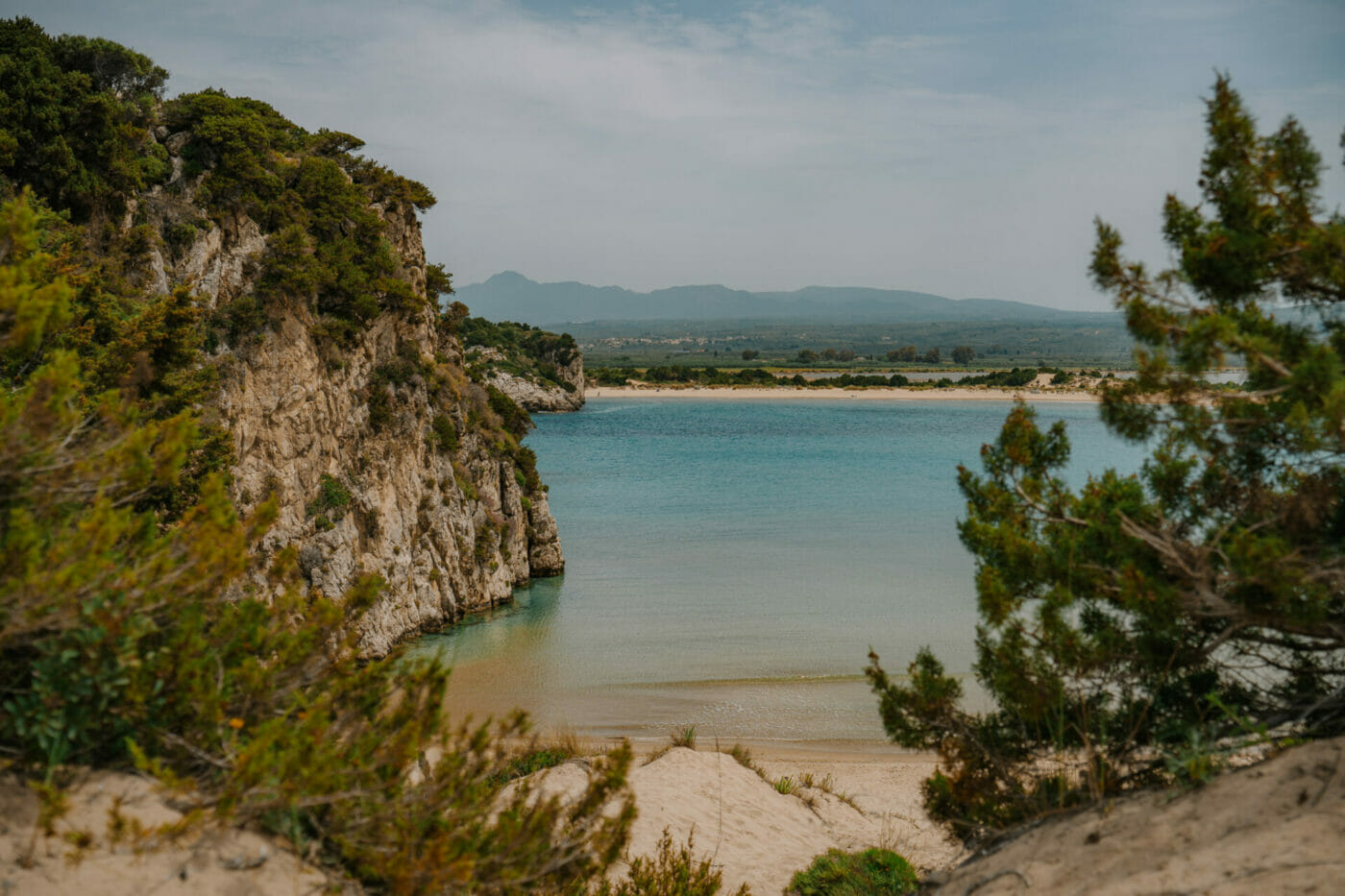 Greece Peloponnese Costa Navarino Voidokilia beach 02156