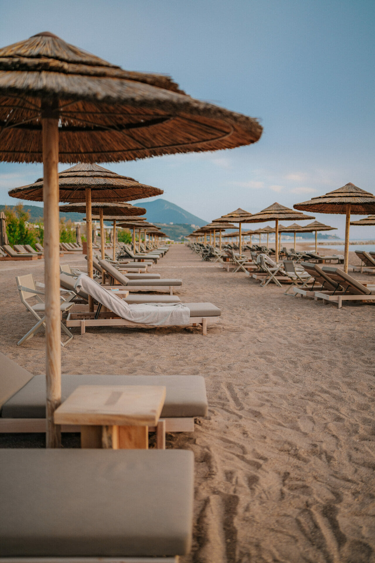 beach at w hotel costa navarino