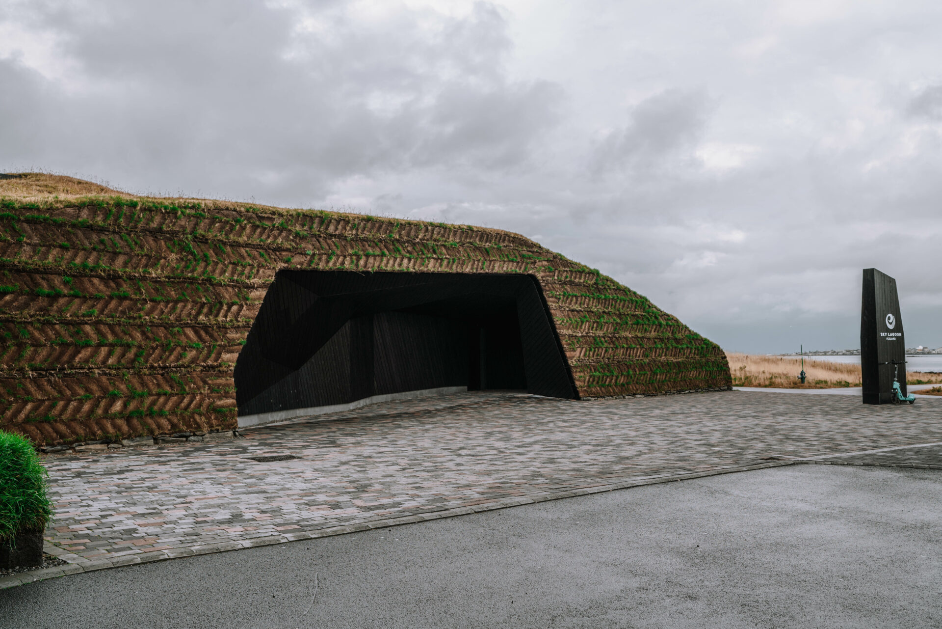 Entrance to the Sky Lagoon in Iceland