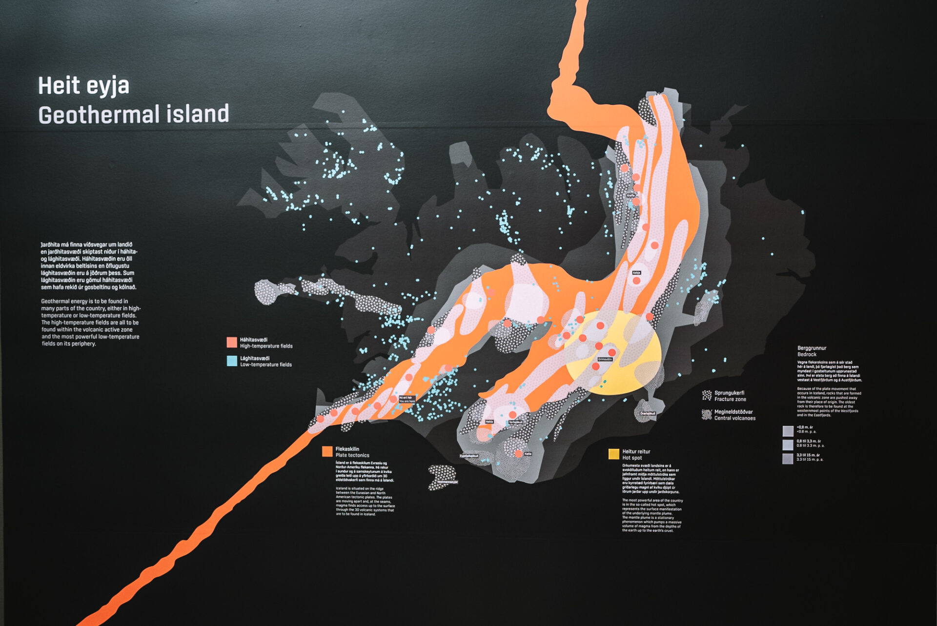 Geothermal map of Iceland
