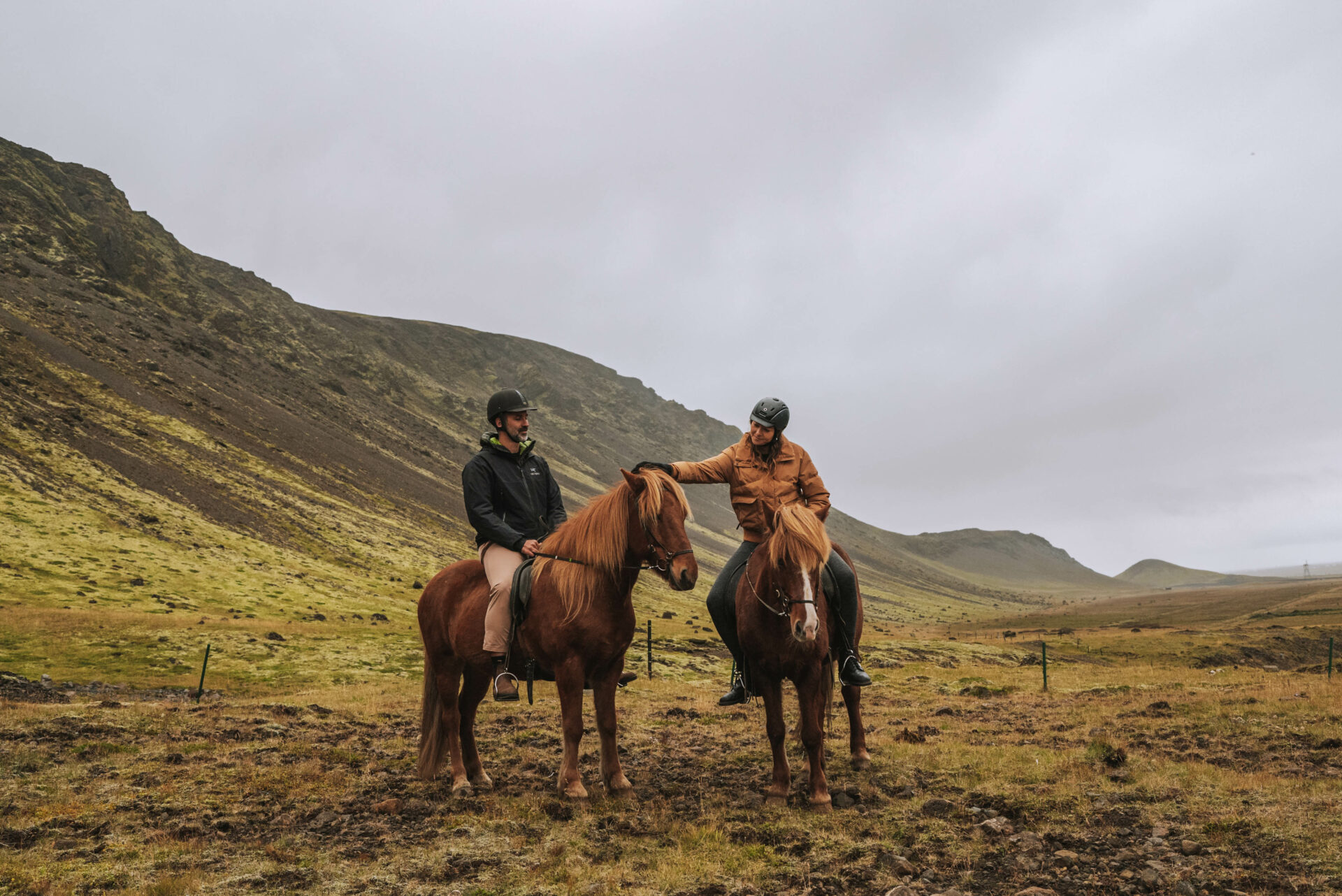 oksana and max horseback riding