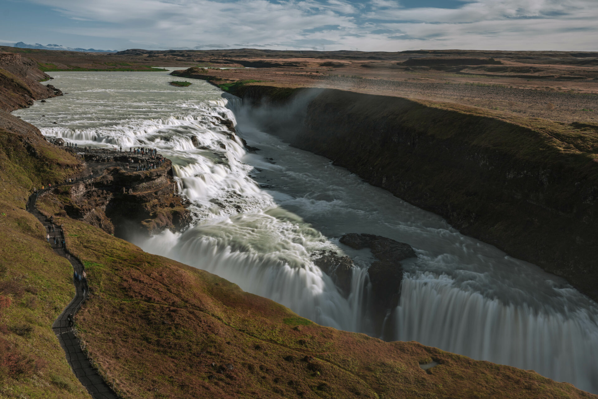 Iceland South Gullfoss waterfall 05182