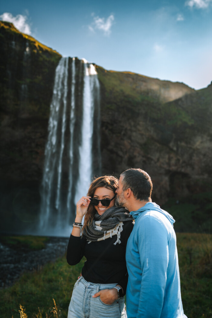 Iceland South Iceland Seljalandsfoss waterfall OM 05328