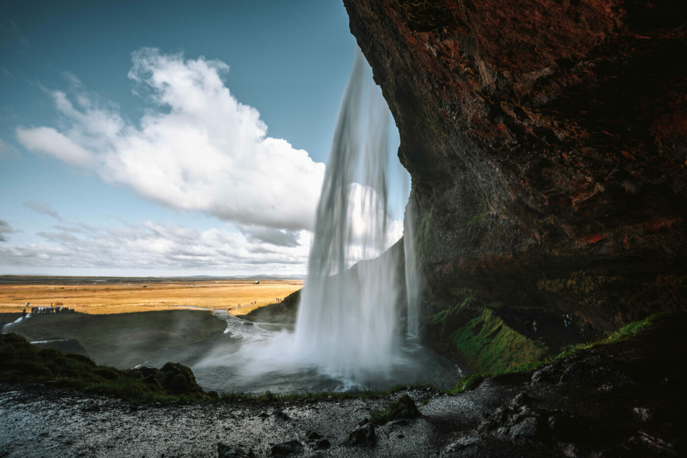 Best waterfall in Iceland: Seljalandsfoss Waterfall in South Iceland