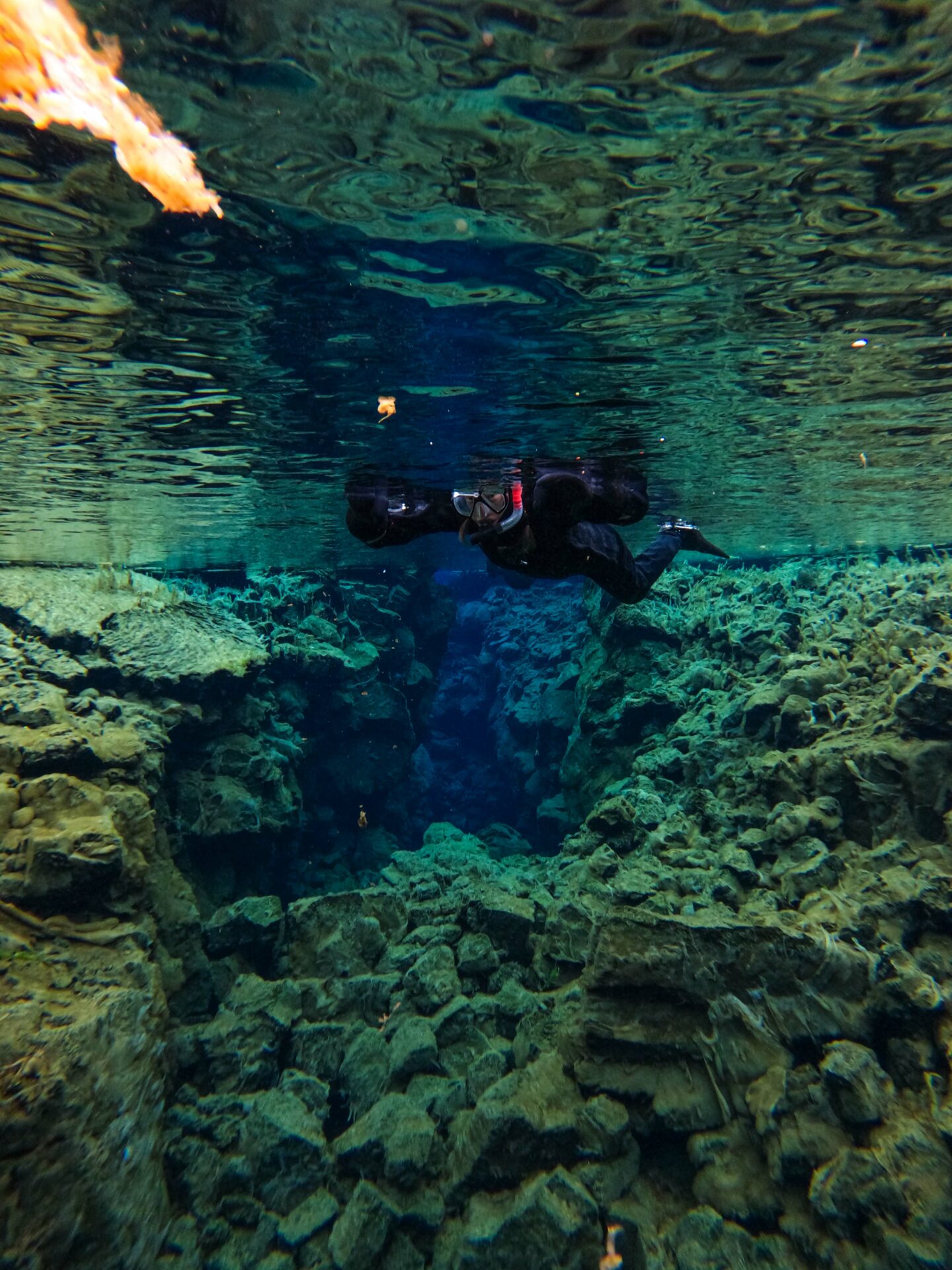 Snorkeling in Silfra