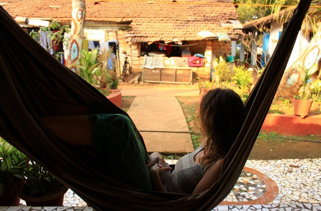 India travel: Inside the hammock in Goa, India