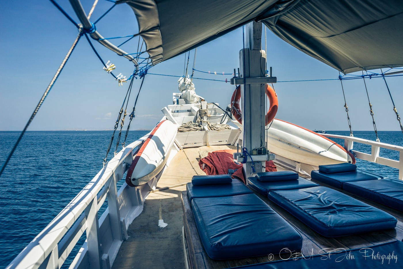 Our diving liveaboard in Komodo National Park. Flores. Indonesia.