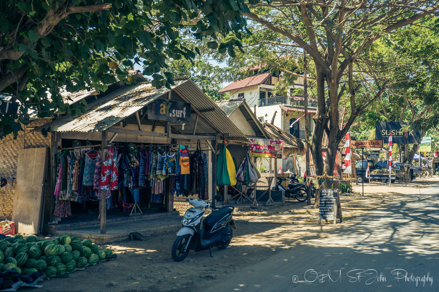 The town of Kuta in Lombok is an ideal place to organize any trips or onwards travel in Lombok