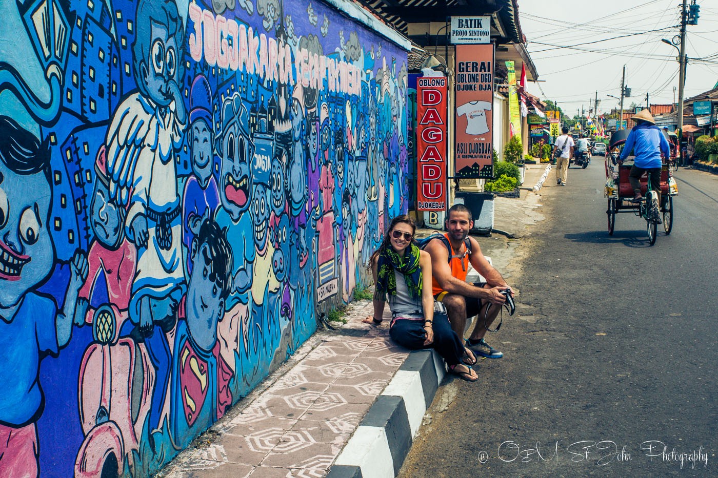 2 Weeks in Indonesia: Max & Oksana in Yogyakarta, Java. Indonesia