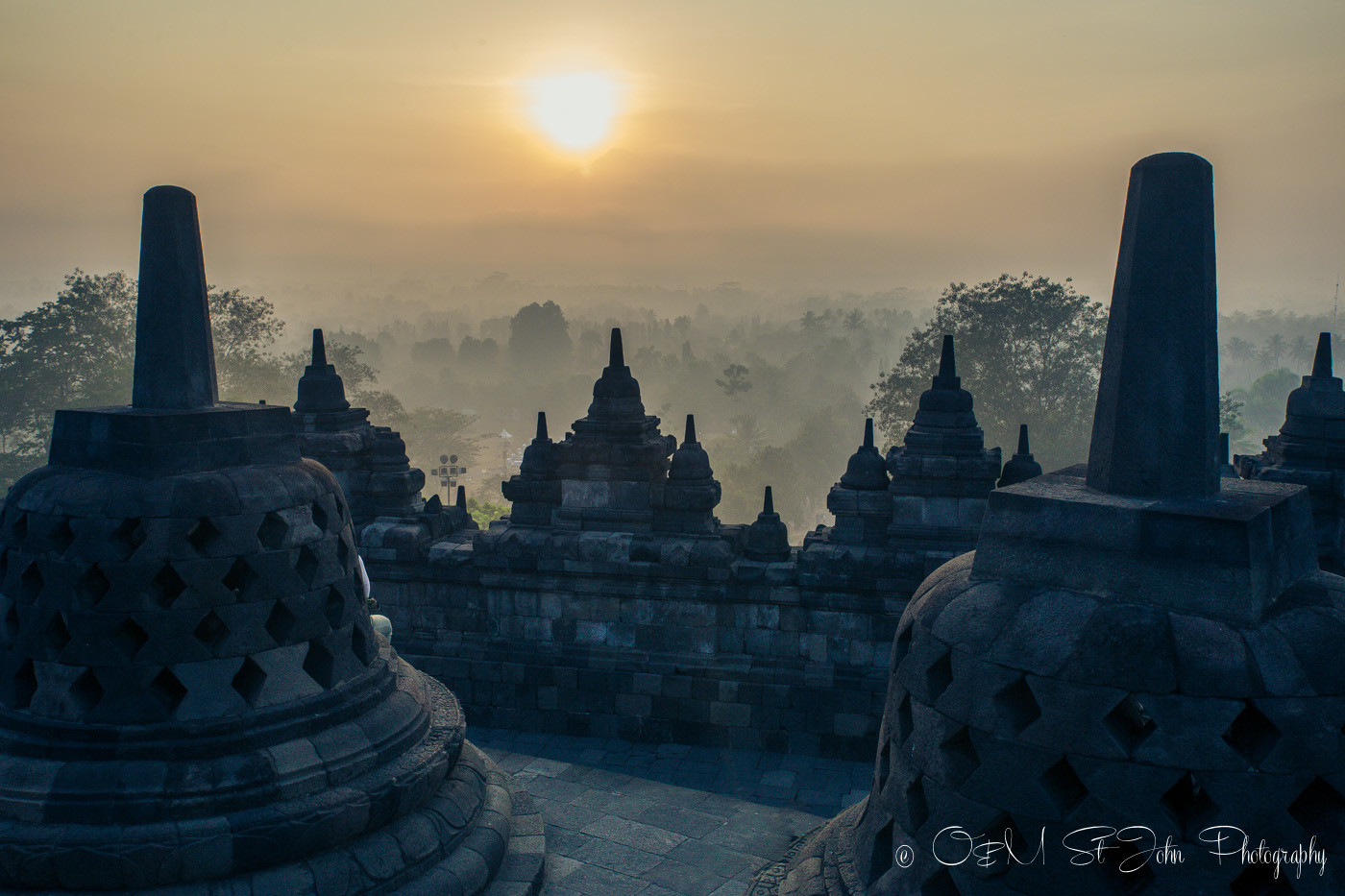 Borobudur Sunrise Tour. Java Indonesia