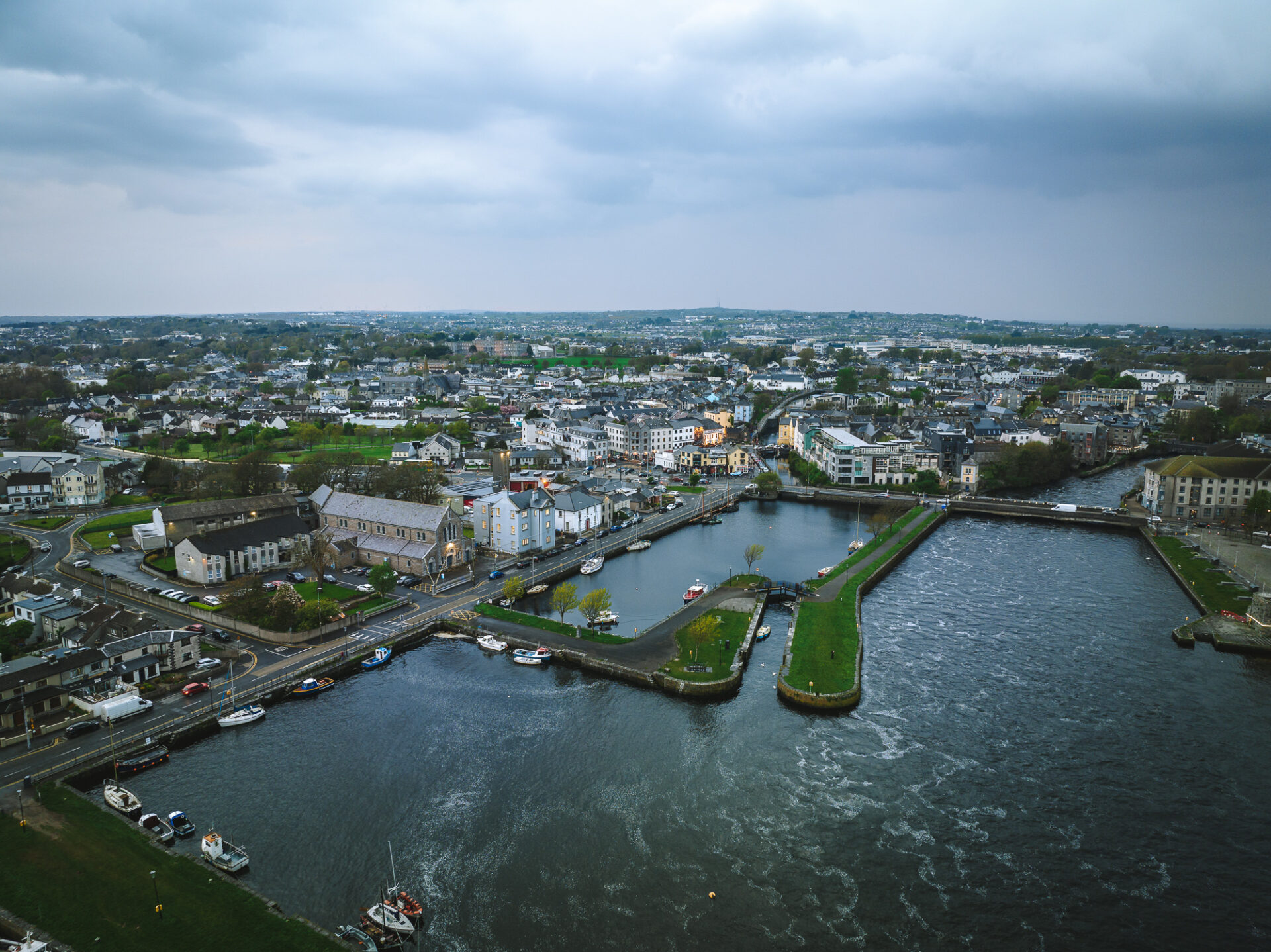 Galway from above