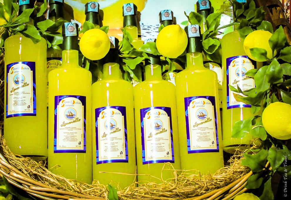 Limoncello Lemon Liquor Amalfi Coast Italy