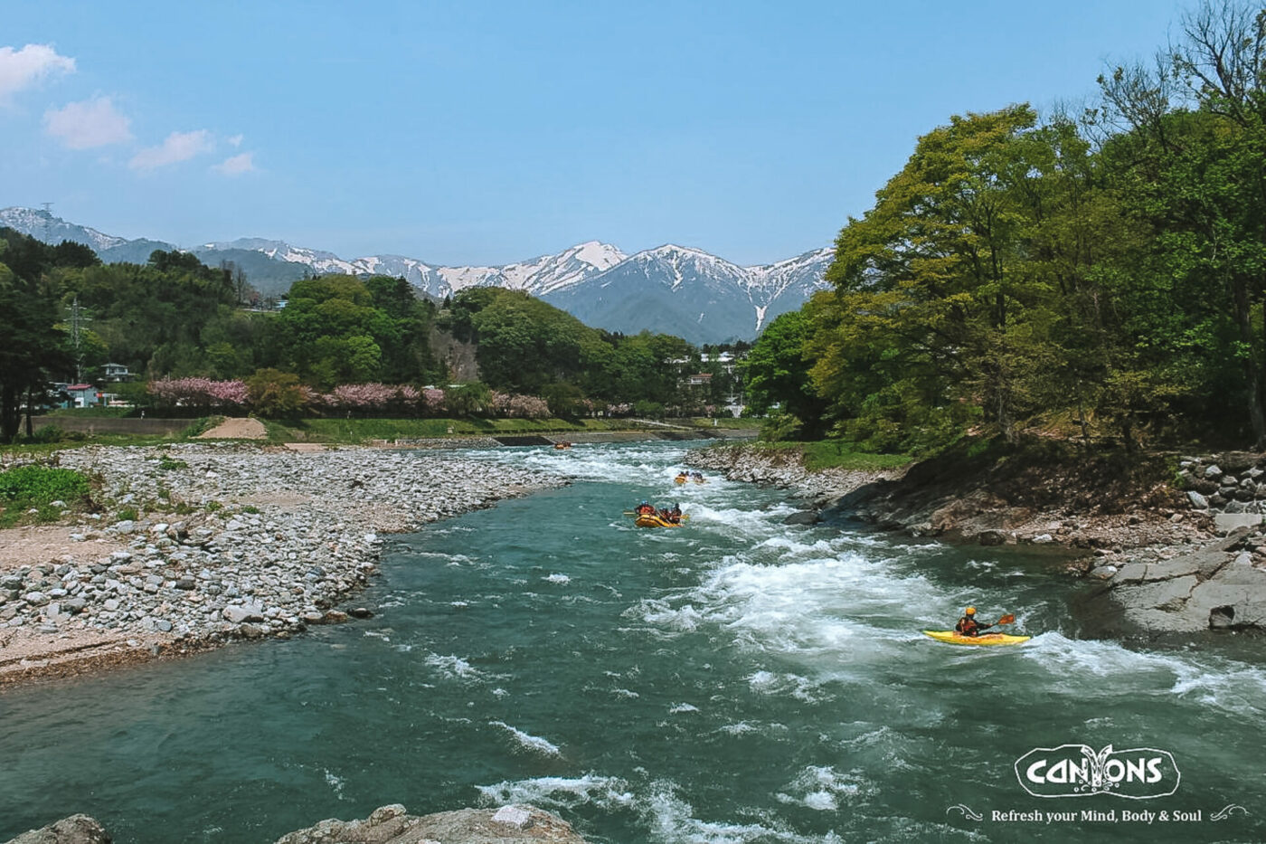 Japan Gunma Minakami rafting canyons 6